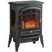 22 Inch Black Freestanding Electric Fireplace Stove with Adjustable Heat - Monsta Online