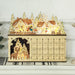 Light - Up Wooden Christmas Advent Calendar Holiday Countdown Box with 24 Drawers - Monsta Online