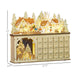 Light - Up Wooden Christmas Advent Calendar Holiday Countdown Box with 24 Drawers - Monsta Online
