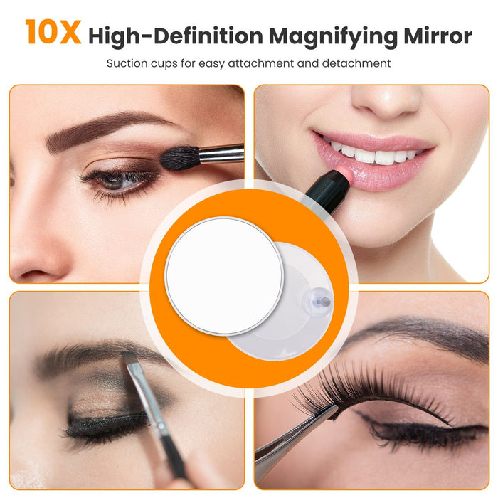 LED Makeup Vanity Mirror with Lights Dimmable Brightness and Rotation - Monsta Online
