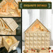 Wooden LED Christmas Advent Calendar Manger Scene with 24 Countdown Drawers - Monsta Online