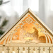Wooden LED Christmas Advent Calendar Manger Scene with 24 Countdown Drawers - Monsta Online