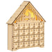 Wooden LED Christmas Advent Calendar Manger Scene with 24 Countdown Drawers - Monsta Online