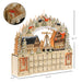 Large Wooden Christmas Advent Calendar with LED Lights and 24 Countdown Drawers - Monsta Online