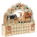 Large Wooden Christmas Advent Calendar with LED Lights and 24 Countdown Drawers - Monsta Online