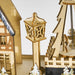 Large Wooden Christmas Advent Calendar with LED Lights and 24 Countdown Drawers - Monsta Online