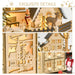 Wooden Christmas Advent Calendar with LED Lights for Kids and Adults - Monsta Online