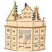 Wooden Christmas Advent Calendar with LED Lights for Kids and Adults - Monsta Online