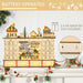 Light Up Wooden Christmas Advent Calendar Village Scene with 24 Fillable Drawers - Monsta Online
