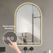 4ft Arched LED Bathroom Vanity Mirror with Anti - Fog and Dimmable Lights - Monsta Online