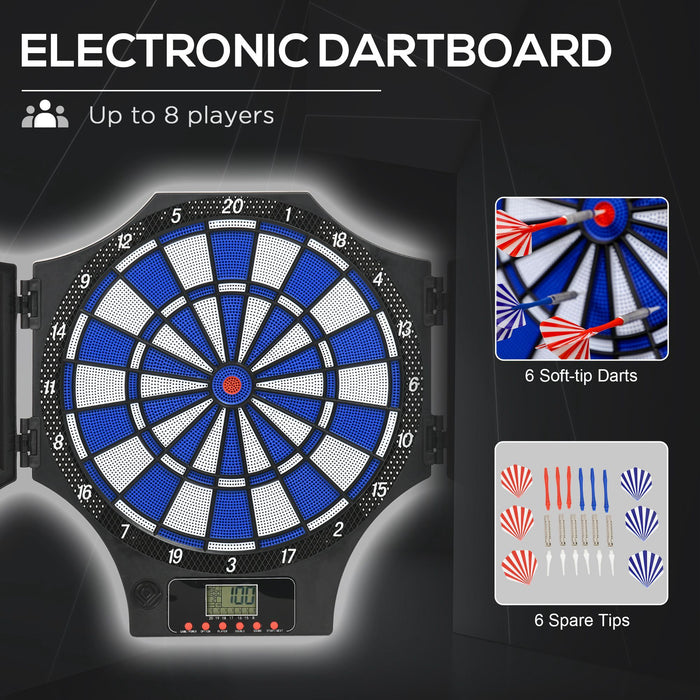 Electronic Dartboard and Darts Set with Score Display and 6 Darts - Monsta Online