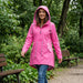 Women's Long Waterproof Rain Jacket – Windproof, Hooded & Breathable - Monsta Online