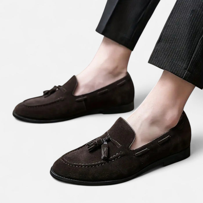 Men's Classic Tassel Loafers – Elegant Slip - On Dress Shoes for Smart Casual & Formal Wear - Monsta Online