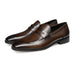 Rowan Penny Loafers – Men's Classic Leather & Suede Slip - On Dress Shoes - Monsta Online