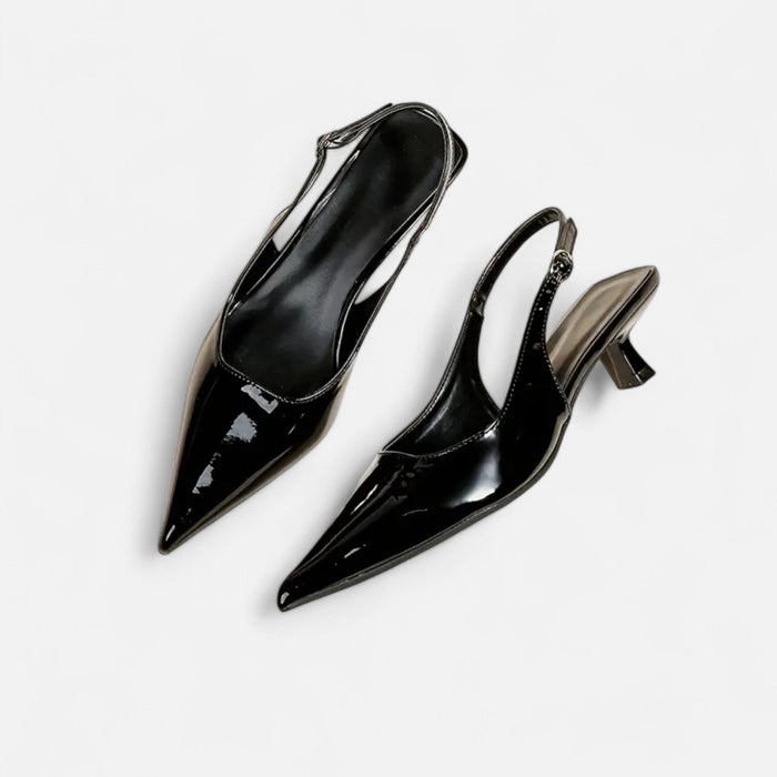 Women's Pointed - Toe Kitten Heel Sandals – Elegant Low Heel Shoes for Day to Night - Monsta Online