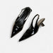 Women's Pointed - Toe Kitten Heel Sandals – Elegant Low Heel Shoes for Day to Night - Monsta Online