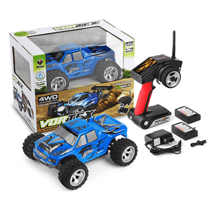 Dash Dynamo: 1:18 Scale 4WD RC Truck - High - Speed Hobby Grade Remote Control Vehicle for Hobbyists - Monsta Online