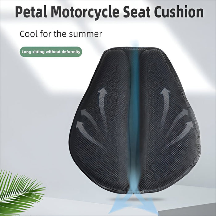 Motorcycle Gel Seat Pad – Ergonomic Honeycomb Cushion for Long Distance Rides - Monsta Online