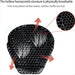 Motorcycle Gel Seat Pad – Ergonomic Honeycomb Cushion for Long Distance Rides - Monsta Online
