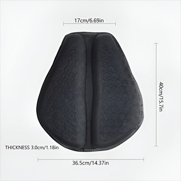 Motorcycle Gel Seat Pad – Ergonomic Honeycomb Cushion for Long Distance Rides - Monsta Online