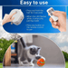 Interactive Dog & Cat Ball Toy – Remote Control, LED Lights, Auto - Rolling & Waterproof - Monsta Online