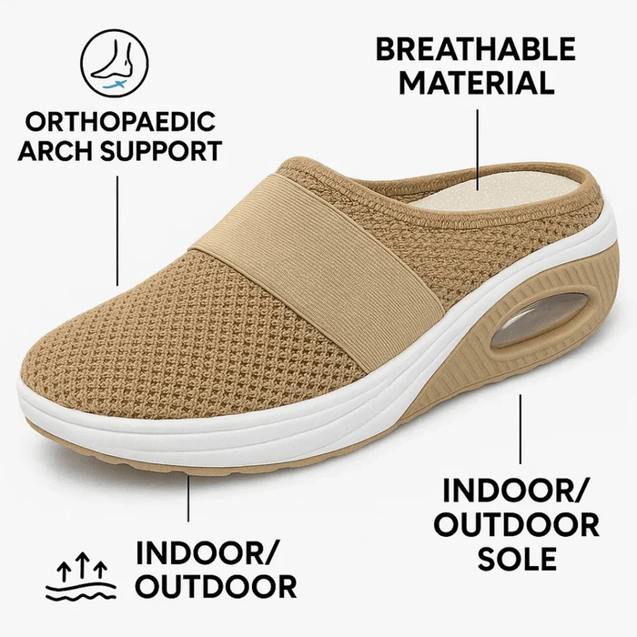 Women's Orthopedic Comfort Slippers – Ergonomic Footbed, Cushioned & Breathable - Monsta Online