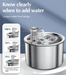 Stainless Steel Cat Water Fountain – Motion Sensor & 4 - Layer Filter for Cats & Dogs - Monsta Online