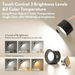 Rechargeable Wall Light – 360° Rotation, Touch Control & Wireless LED Lamp - Monsta Online
