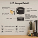 Rechargeable Wall Light – 360° Rotation, Touch Control & Wireless LED Lamp - Monsta Online