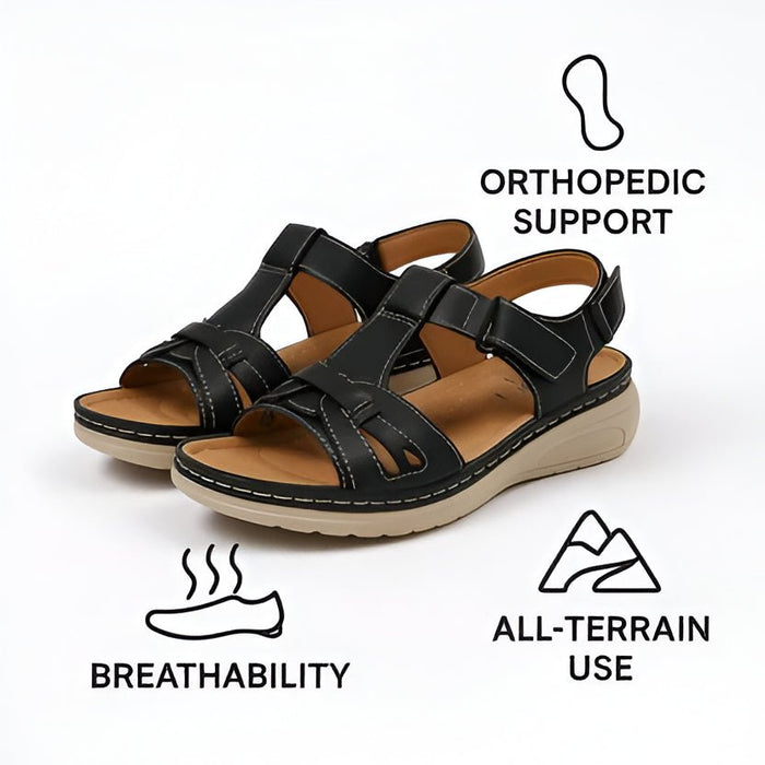 Women's Orthopedic Comfort Sandals – Arch Support & Adjustable Straps - Monsta Online