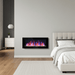 41 Inch Electric Fireplace Insert Wall Mountable with 7 Flame Colors and Remote - Monsta Online