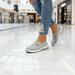 Women's Slip - On Mesh Sneakers – Cushioned Insole, Breathable & Flexible Fit - Monsta Online