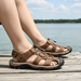 Men's Slip - On Summer Sandals – Elastic Band, Cushioned Sole & Textured Rubber Grip - Monsta Online