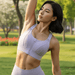Women's High Impact Sports Bra – Front Zip, Adjustable Straps & Compression Support - Monsta Online