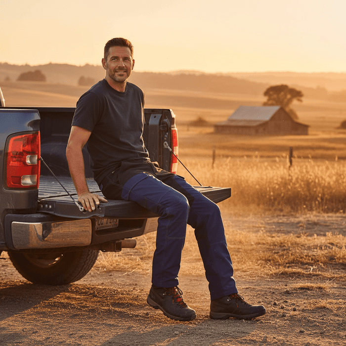 Men's Weatherproof Cargo Work Pants – Reinforced Stitching & Flexible Movement Cut - Monsta Online