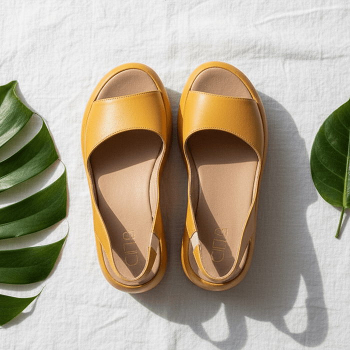 Women's Slip - On Open Toe Sandals – Cushioned Footbed & Textured Non - Slip Sole - Monsta Online