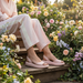Women's Slip - On Open Toe Sandals – Cushioned Footbed & Textured Non - Slip Sole - Monsta Online