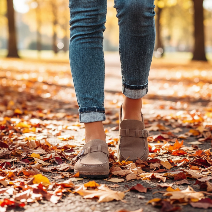 Women's Slipper Sandals – Cushioned Insole, Buckle Strap & Arch Support - Monsta Online