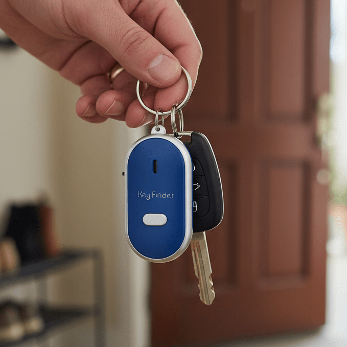 Sound Activated Key Finder – Whistle Sensor, LED Indicator & Compact Design - Monsta Online