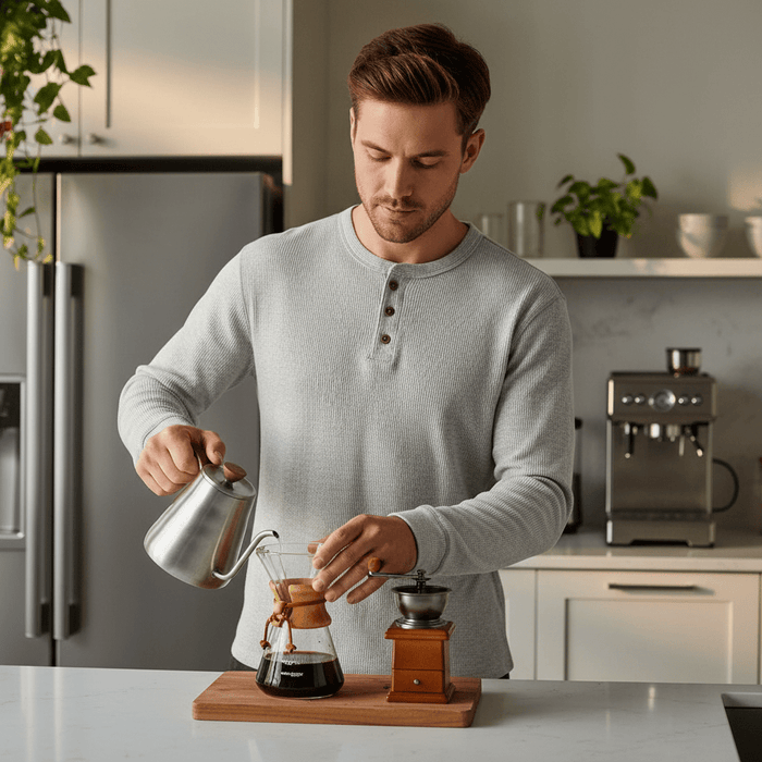 Heritage Henley Shirt – Men's Ultra - Soft Cotton Casual Shirt - Monsta Online