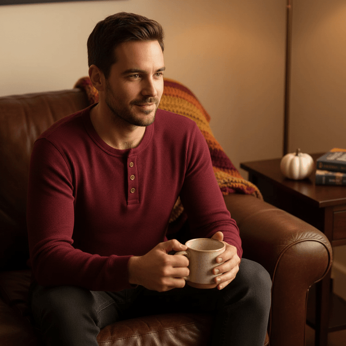 Heritage Henley Shirt – Men's Ultra - Soft Cotton Casual Shirt - Monsta Online