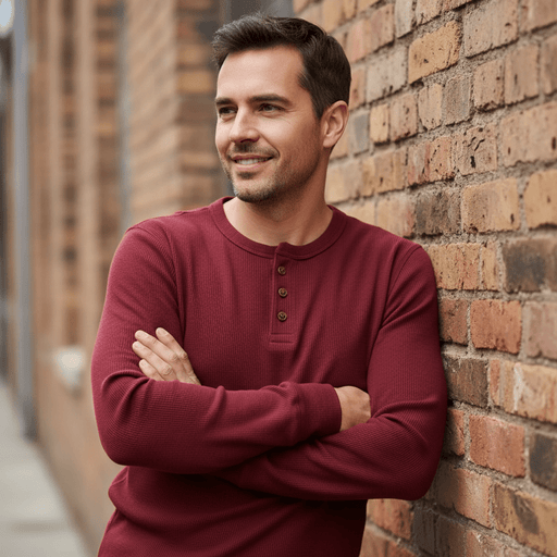 Heritage Henley Shirt – Men's Ultra - Soft Cotton Casual Shirt - Monsta Online