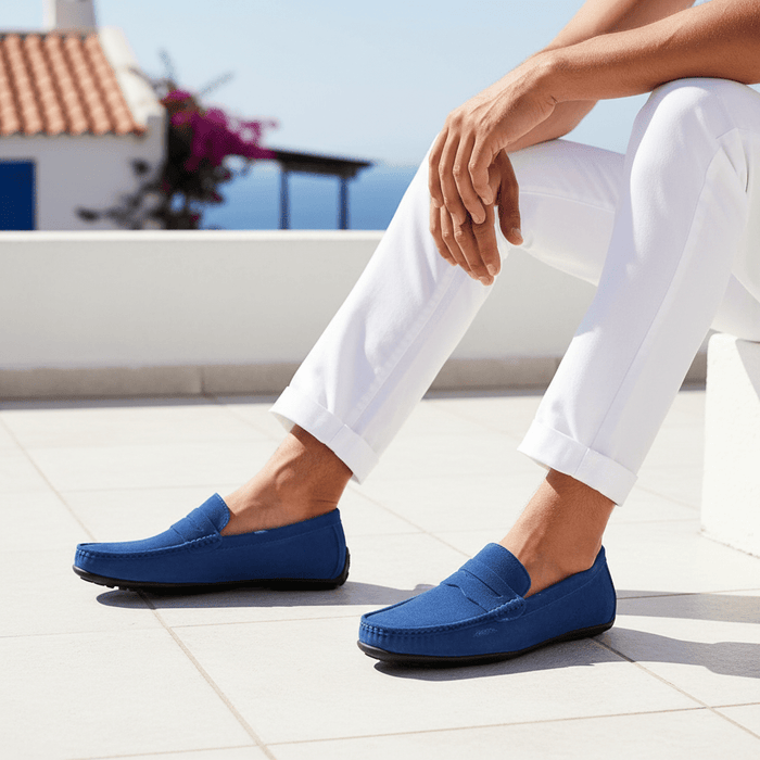 Aurion Suede Loafers – Men's Classic Premium Suede Slip - On Shoes - Monsta Online