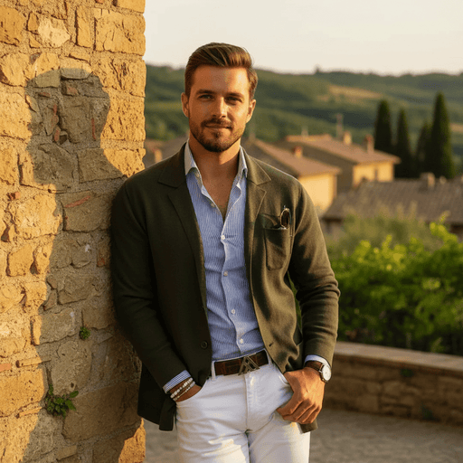 Oxford Linen Blazer – Men's Lightweight Tailored Summer Blazer - Monsta Online