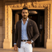 Oxford Linen Blazer – Men's Lightweight Tailored Summer Blazer - Monsta Online