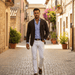 Oxford Linen Blazer – Men's Lightweight Tailored Summer Blazer - Monsta Online