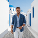 Oxford Linen Blazer – Men's Lightweight Tailored Summer Blazer - Monsta Online