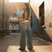 Y2K Baggy Wide - Leg Jeans – Women's Vintage Wash Streetwear Denim Jeans - Monsta Online