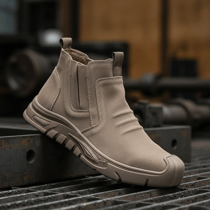 Edwin Steel Toe Work Boots – Men's Durable Leather Safety Boots - Monsta Online