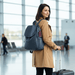Alea Anti - Theft Leather Backpack – Women's Embossed Leather Backpack - Monsta Online